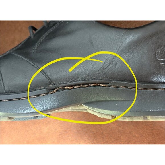 TIMBERLAND MENS LEATHER SHOES BIG SIZE 13M CASUAL FORMAL LACE UP COMFORT - Picture 6 of 10